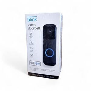 Blink Video Doorbell in Black - New